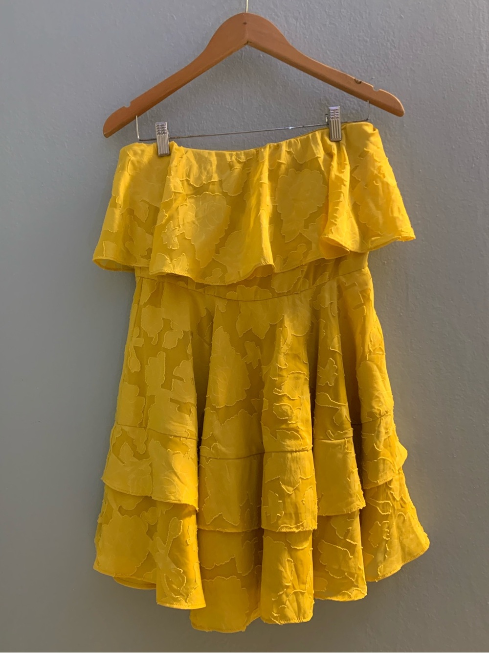 Lulu's Yellow Floral Dress